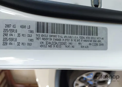 2018 Jeep Compass Limited 4X4 from USA, damaged, VIN 3C4NJDCB4JT222021